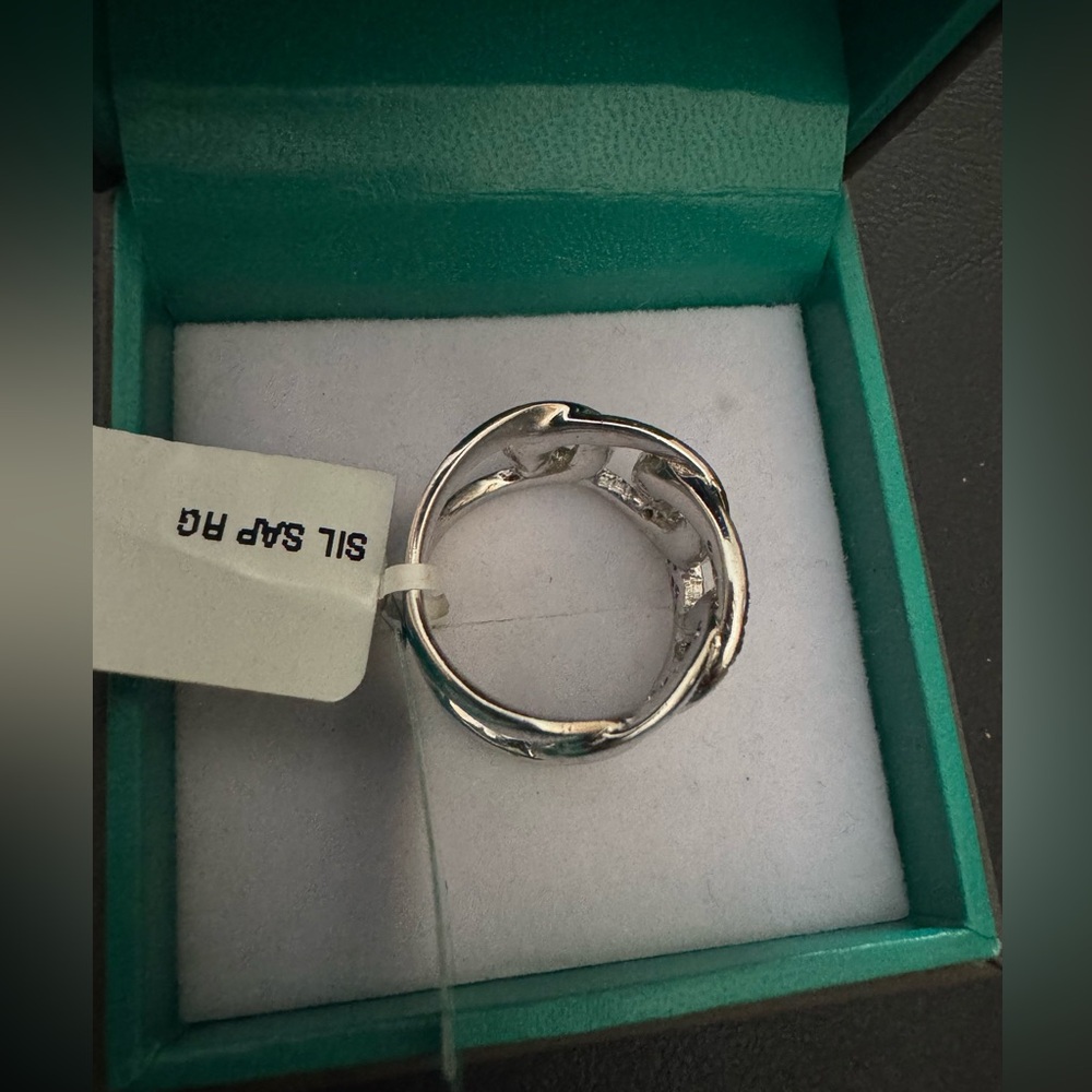 NIB EFFY Sapphire & Sterling Silver Ring - Picture 6 of 10